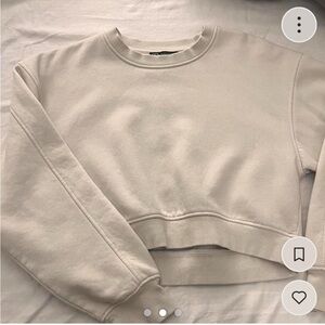 Zara Beige Sweatshirt